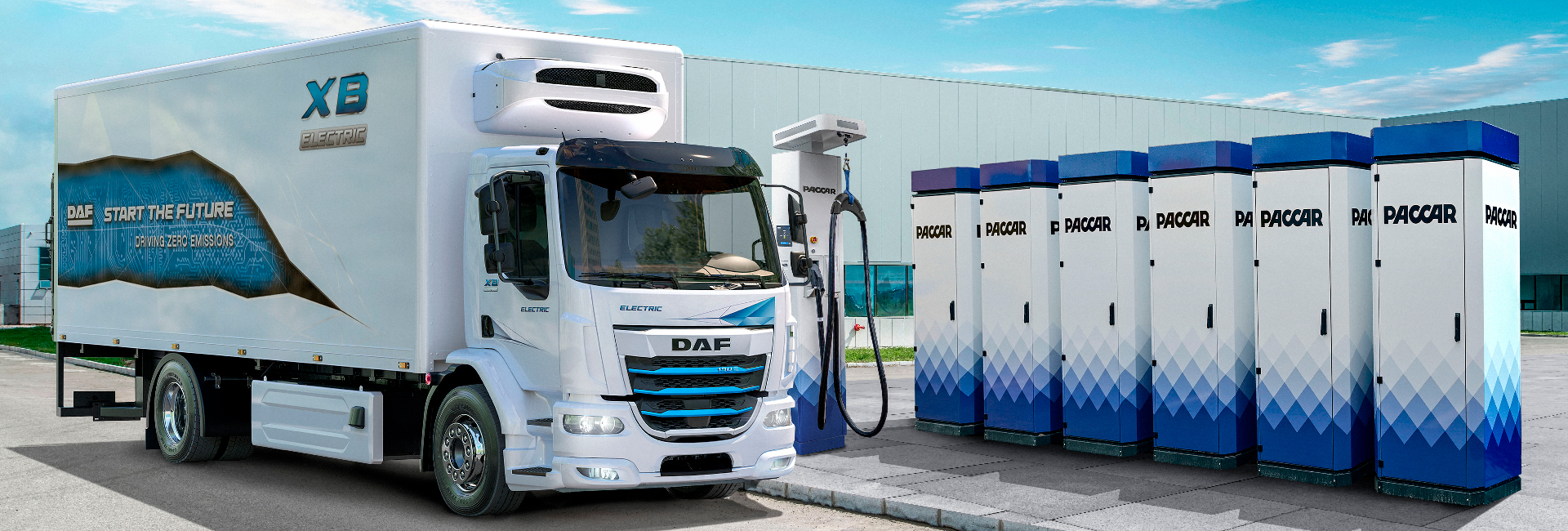 DAF-XB-Electric-truck-and-charger