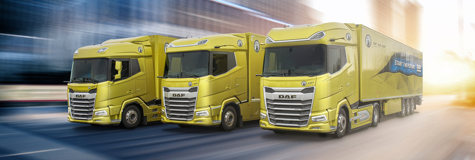 Neue Lkw-Baureihen von DAF für Bau und Lieferverkehr