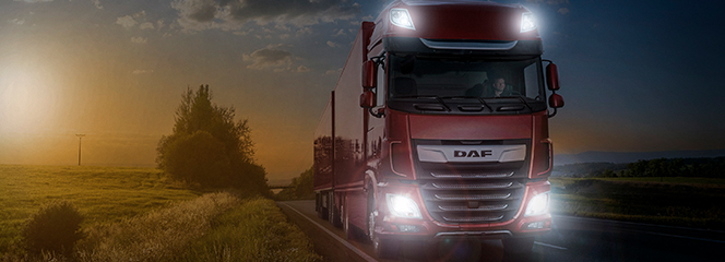 Lkw-Beleuchtung: alles über gute Sichtbarkeit - DAF Trucks Schweiz